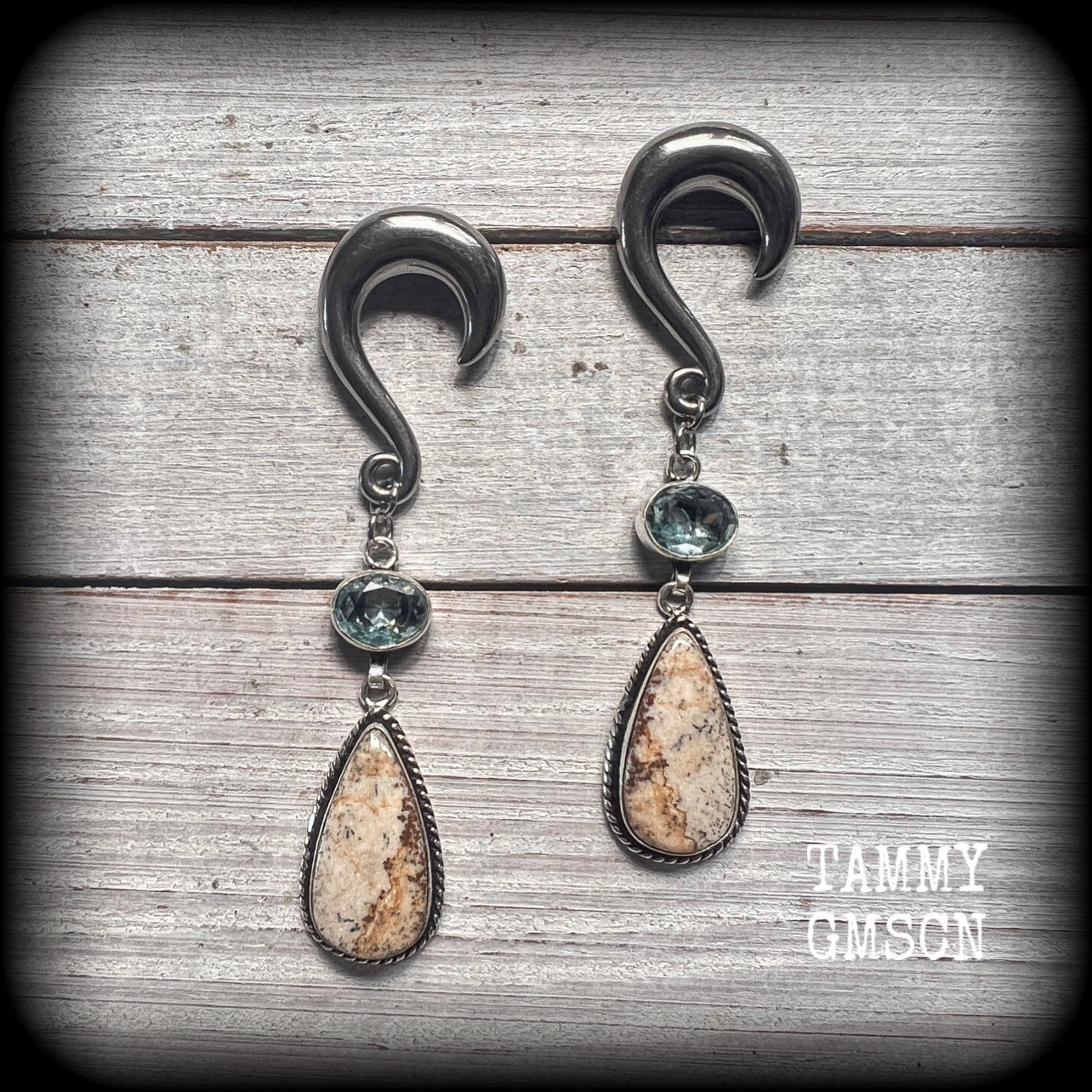 Jasper ear weights 8mm ear weights Body jewelry Gemstone ear weights 6g 2g 0g 00g 1/2 9/16 5/8 3/4 7/8 1 1.10 1.18 Whimsygoth Ear hangers Stretched ears Stretched lobes Gauged ears hangers 4mm 6mm 8mm 10mm 12mm 14mm 16mm 19mm 22mm 25mm 28mm 30mm