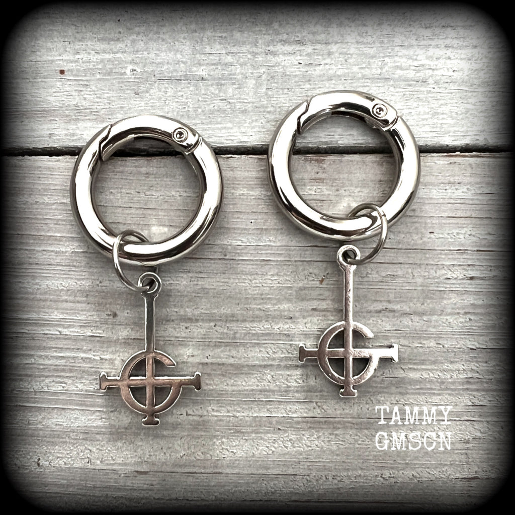 Ghost Grucifix boot charms-Ghost grucifix bag tags