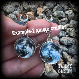 2 gauge earrings