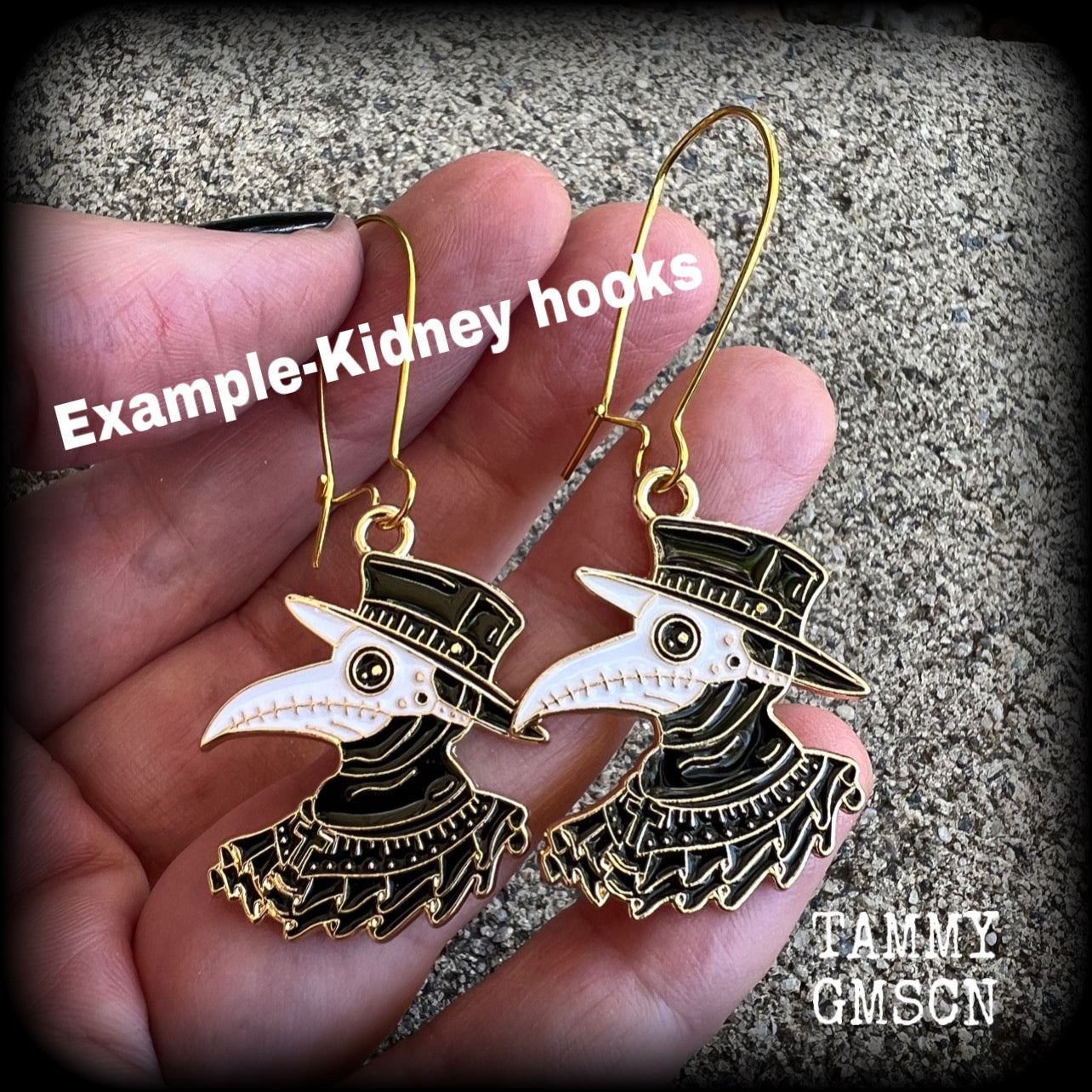 Plague Doctor earrings