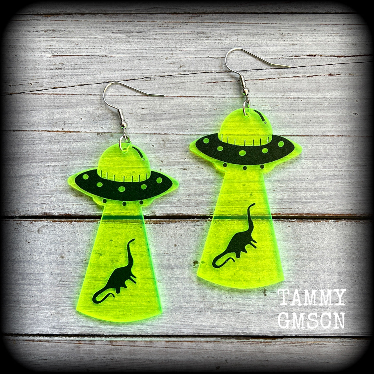 UFO earrings