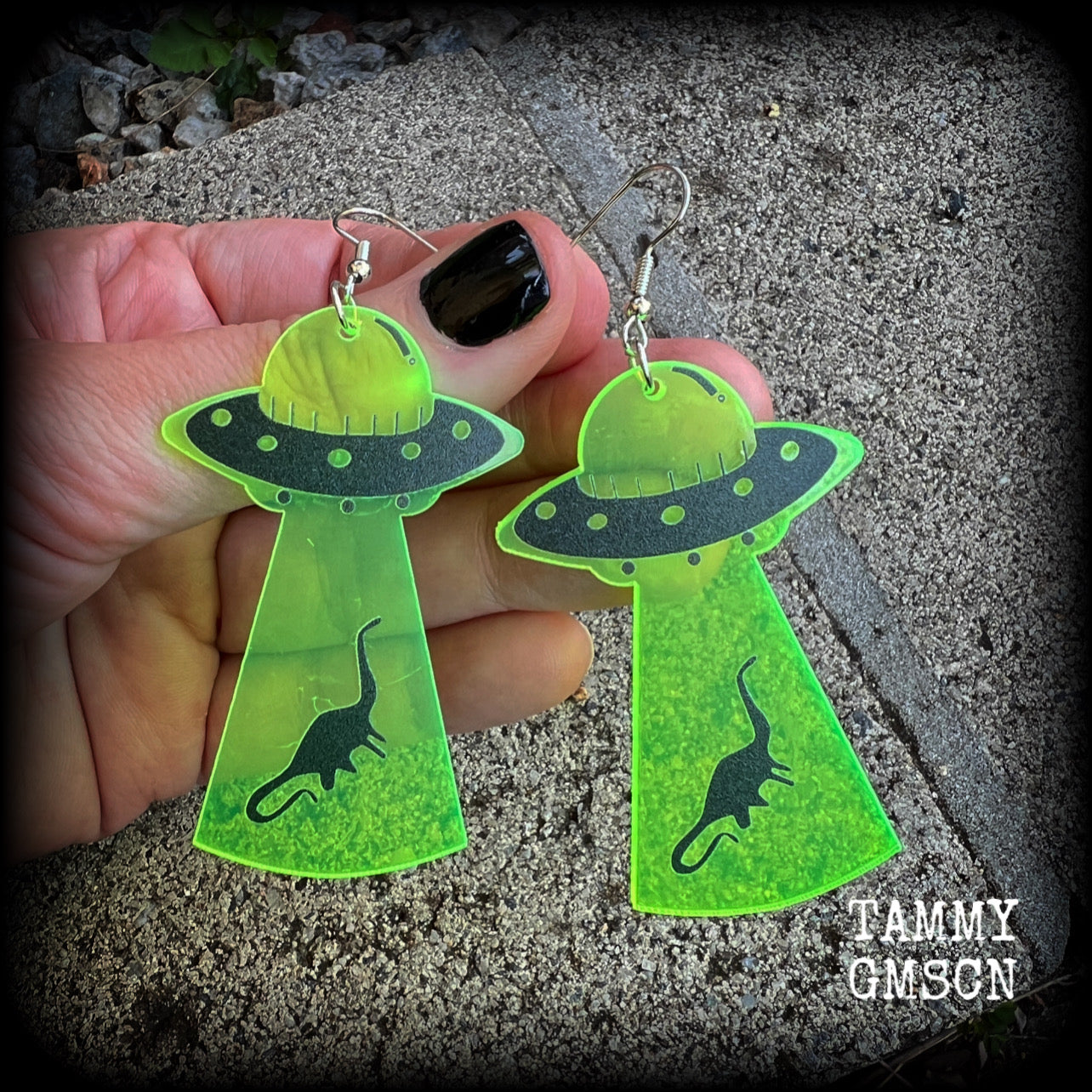 Dinosaur earrings 