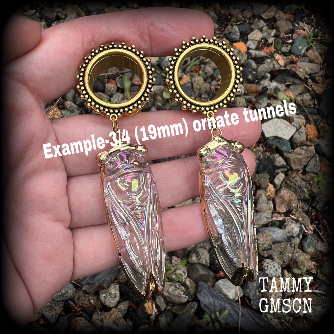 19mm tunnel earrings 