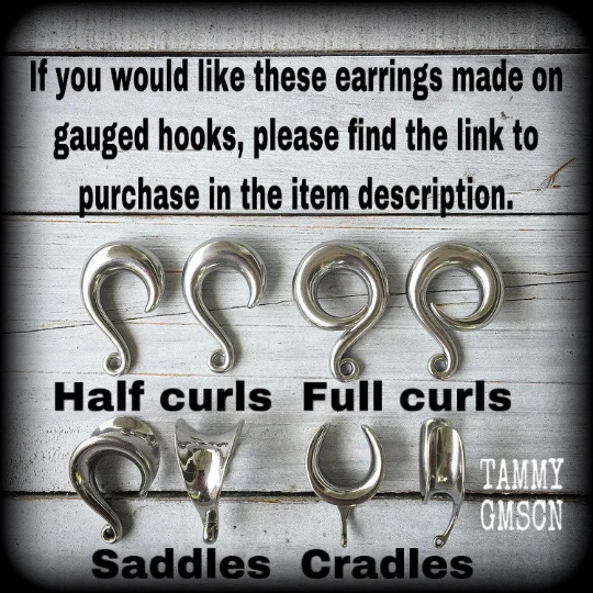 Thors Hammer earrings-Viking jewelry