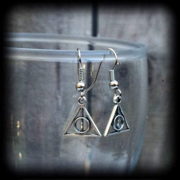 Deathly Hallows earrings 