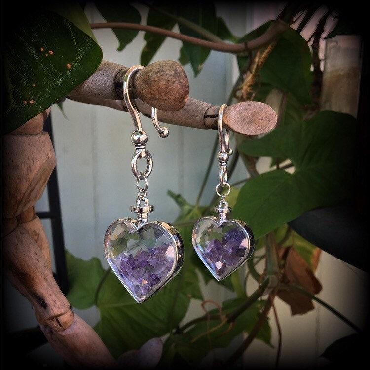 Heart earrings