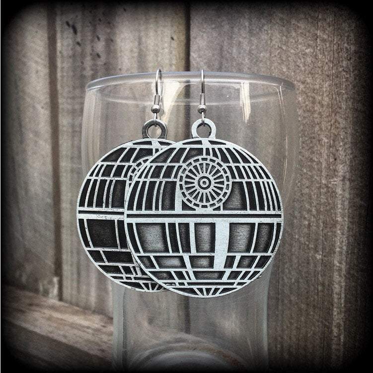 Death Star earrings 