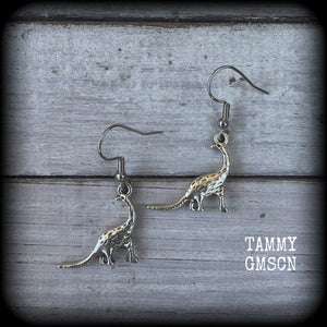 dinosaur earrings