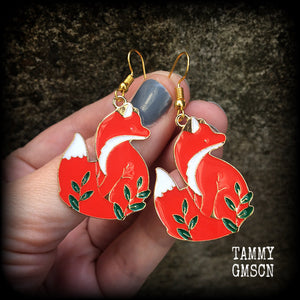 Kitsune earrings