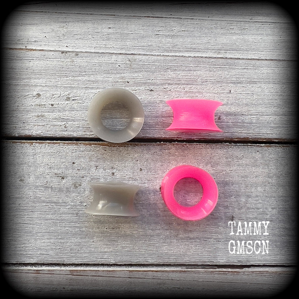 Smaller sizes-Silicone earlets-3mm-12mm