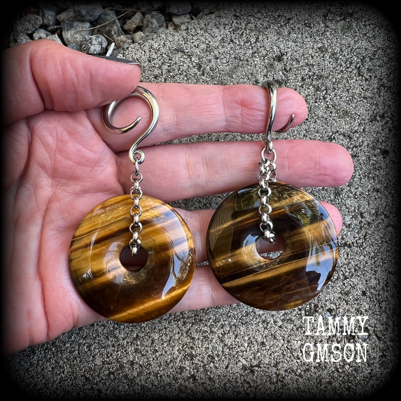 Tigers eye body jewelry 