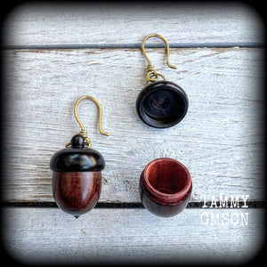 Acorn earrings 