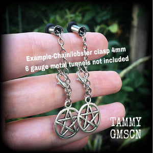 6 gauge tunnel earrings 
