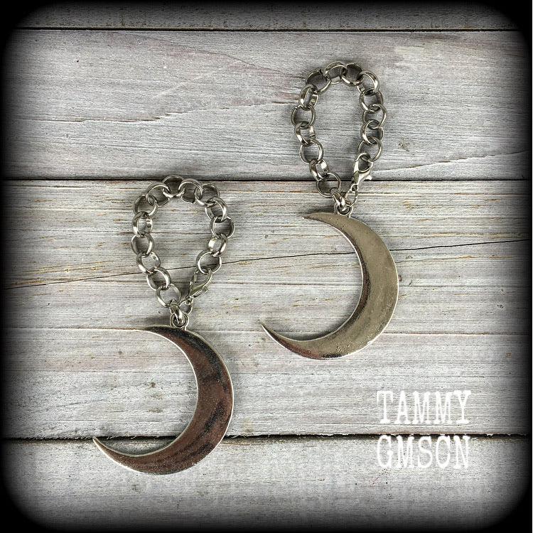 Crescent moon earrings