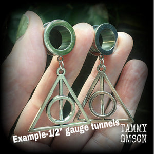 Harry Potter tunnel earrings 