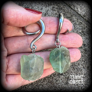 Gemstone ear hangers 