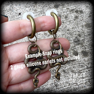 Serpent ear weights 
