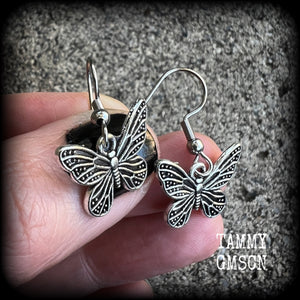 Butterfly earrings Butterfly jewelry Butterfly necklace Entomologist Entomology Insect earrings Insect jewelry Bugs earrings Bugs jewelry Gifts for girls Gifts for her Secret sanra Stocking stuffers Santa stocking Christmas gifts Christmas presents 