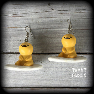 Gudetama earrings