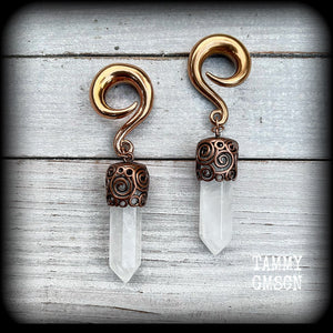 Quartz ear weights