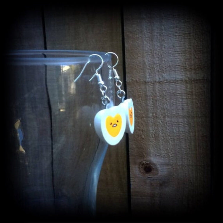 Gudetama earrings