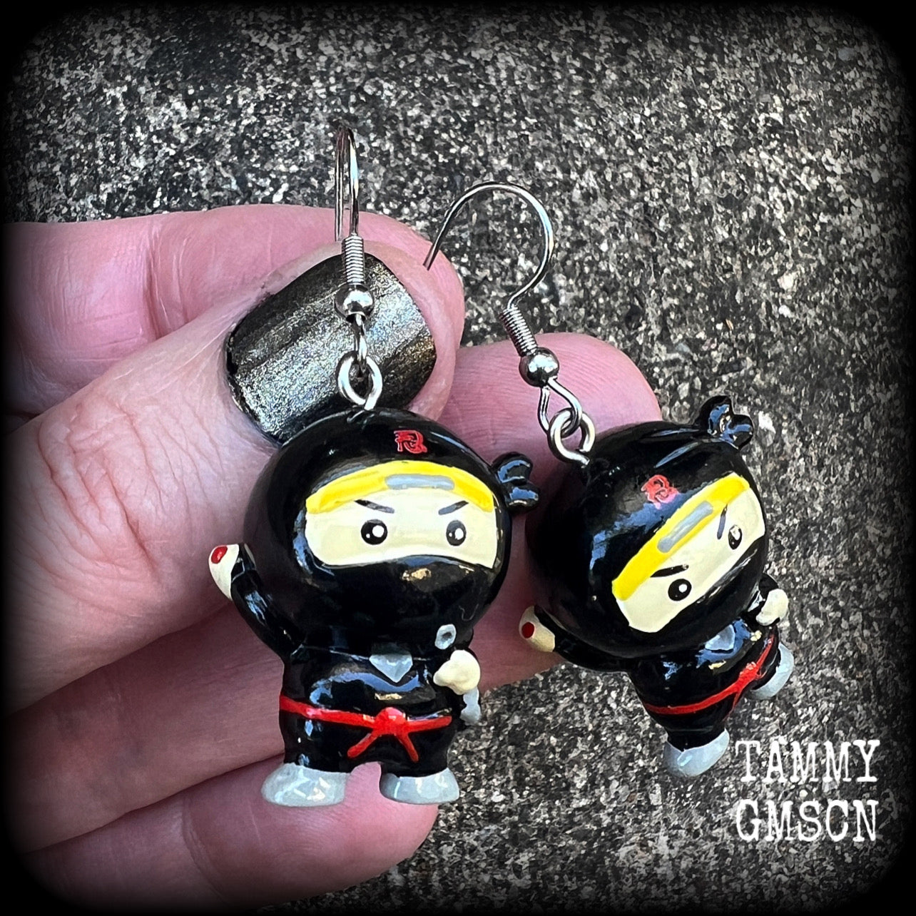 Ninja earrings-Kawaii earrings