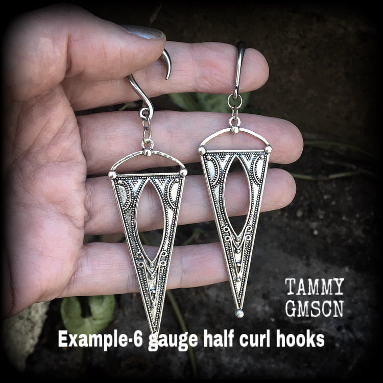 6 gauge ear hangers