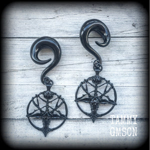 Baphomet ear hangers