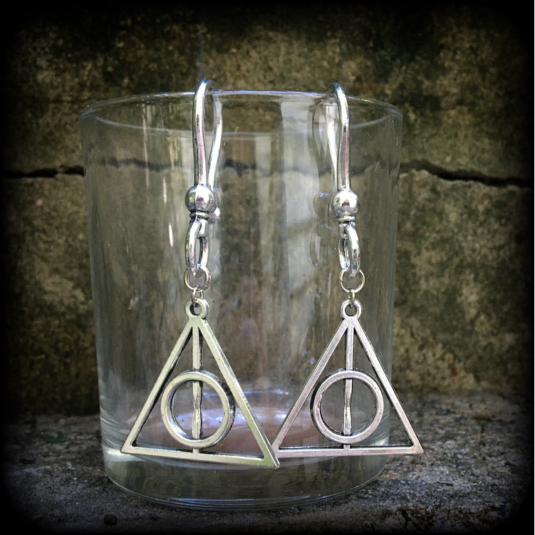 Harry Potter gauged earrings 