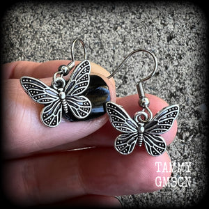 Butterfly earrings Butterfly jewelry Butterfly necklace Entomologist Entomology Insect earrings Insect jewelry Bugs earrings Bugs jewelry Gifts for girls Gifts for her Secret sanra Stocking stuffers Santa stocking Christmas gifts Christmas presents 