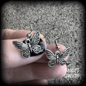 Butterfly earrings Butterfly jewelry Butterfly necklace Entomologist Entomology Insect earrings Insect jewelry Bugs earrings Bugs jewelry Gifts for girls Gifts for her Secret sanra Stocking stuffers Santa stocking Christmas gifts Christmas presents 