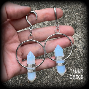 Gemstone ear weights