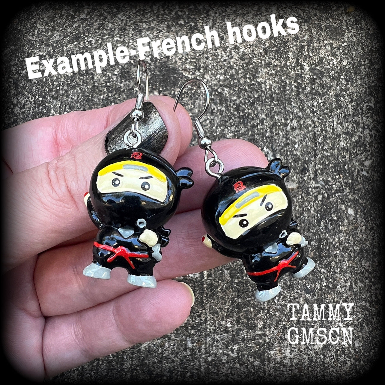 Ninja earrings-Kawaii earrings