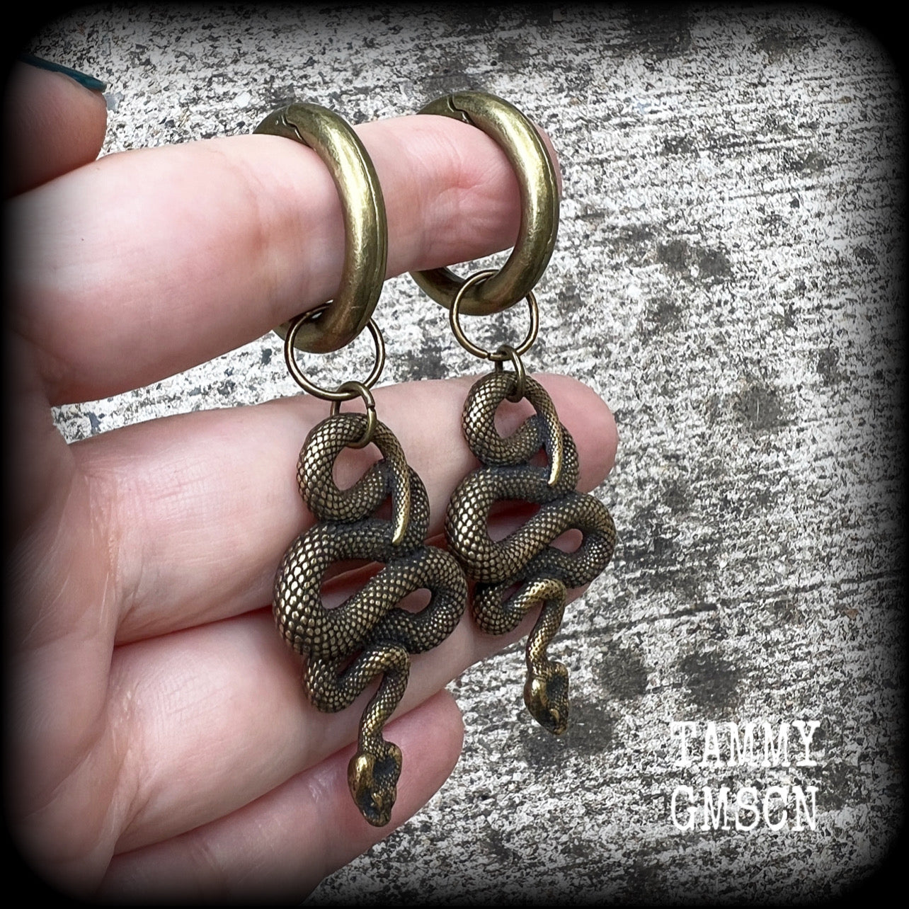 Snake ear gauges 
