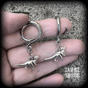 Dinosaur earrings