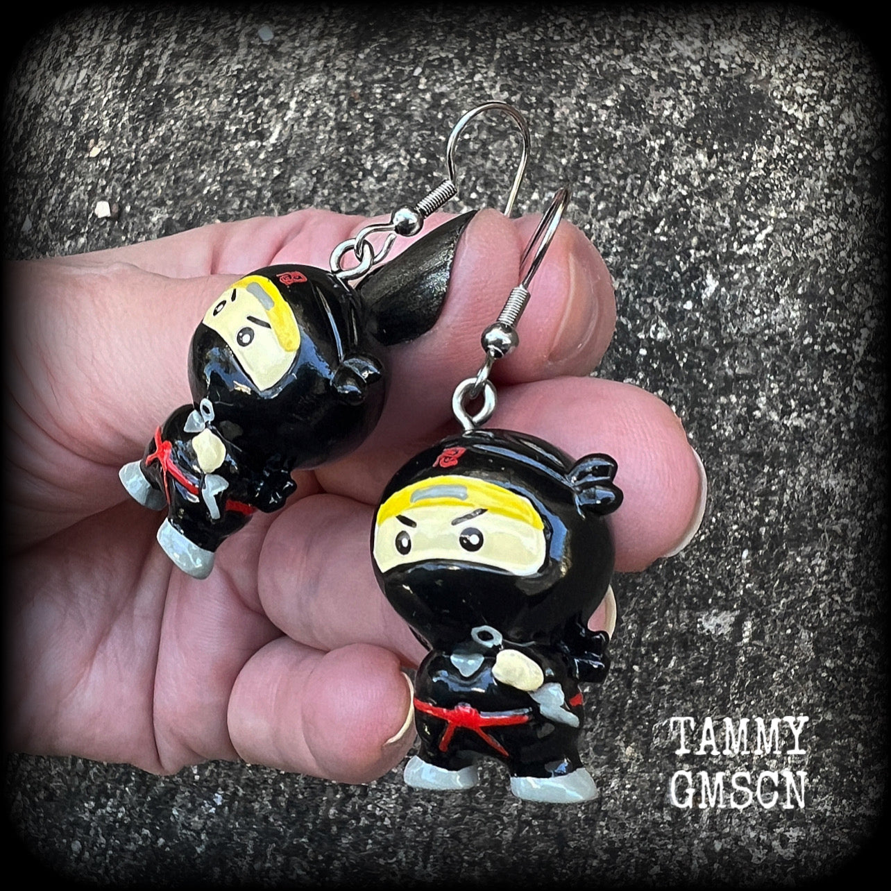 Ninja earrings-Kawaii earrings