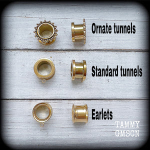 2 gauge tunnels 0 gauge tunnels 00 gauge tunnels 1/2” tunnels 9/16” tunnels 5/8” tunnels 3/4” tunnels 7/8” tunnels 1” tunnels 