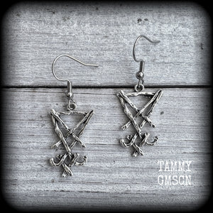 Sigil of Lucifer earrings