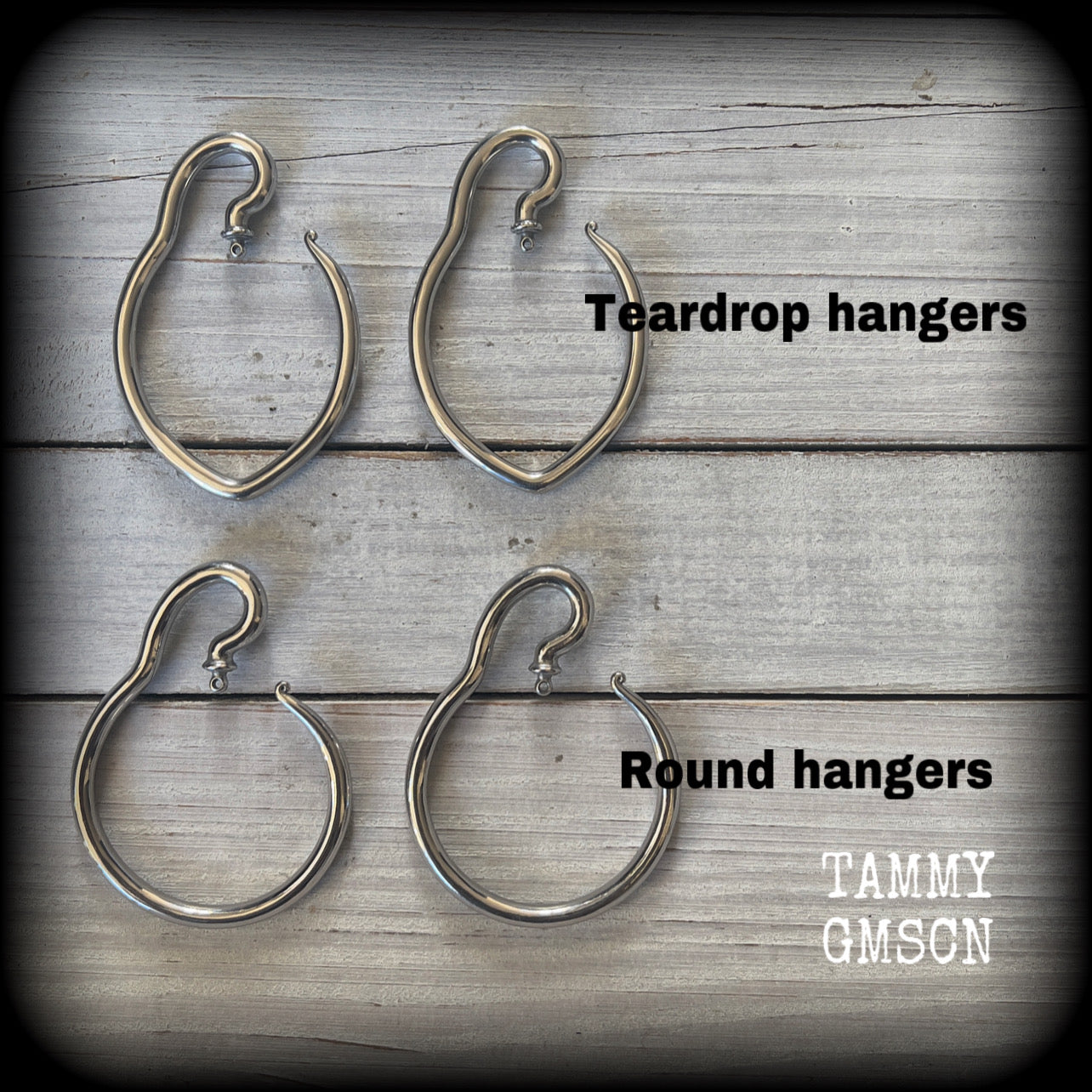 Blue lace agate ear hangers-Round hangers