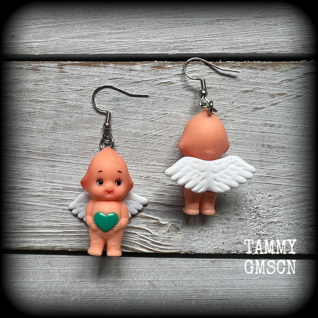 Kewpie doll earrings