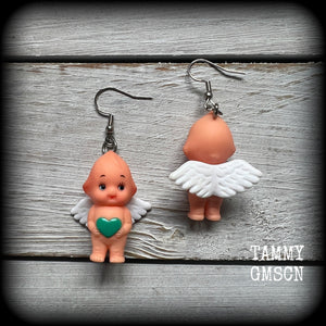 Kewpie doll earrings