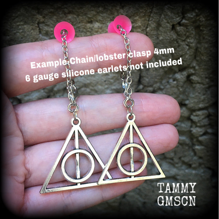 Harry Potter tunnel earrings 