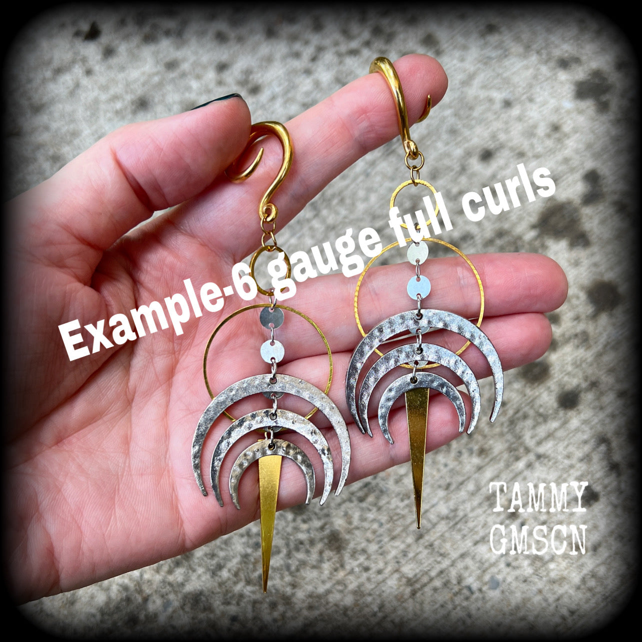 6 gauge ear weights 