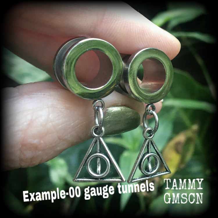 Harry Potter tunnel earrings 