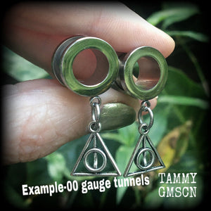 Harry Potter tunnel earrings 