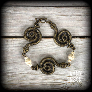 Damballah snake bracelet 