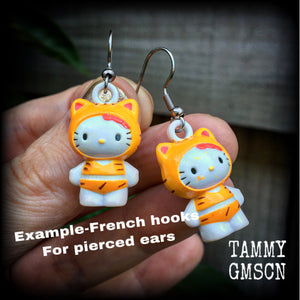 Hello Kitty earrings-Japanese cat earrings-Kawaii jewelry