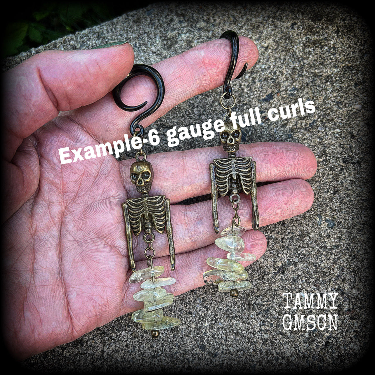 6 gauge ear weights 