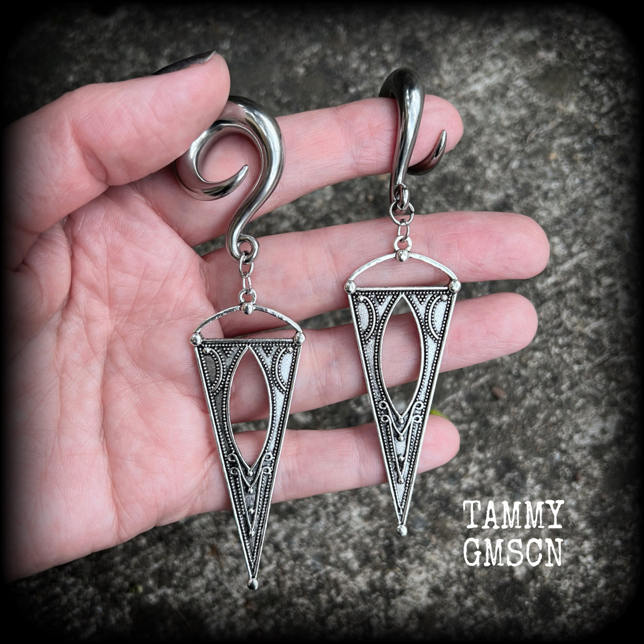 Gothic ear gauges