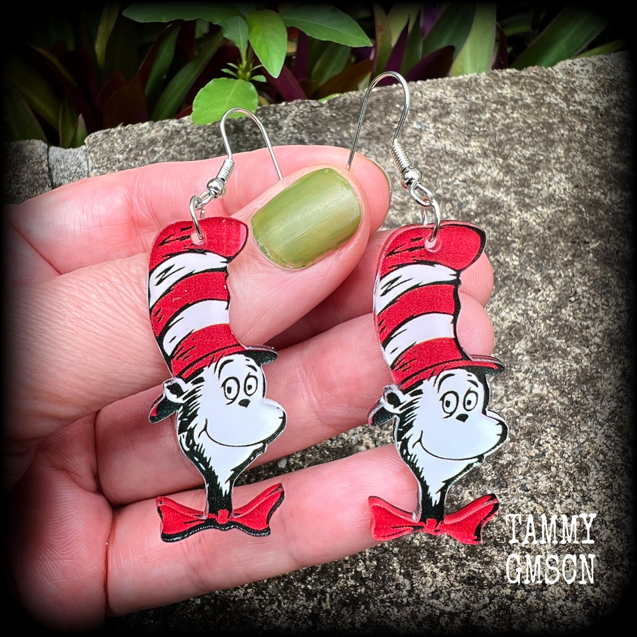 Dr Seuss earrings 